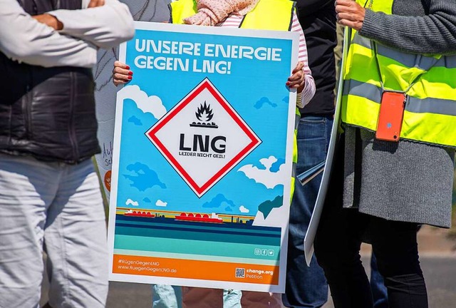 An der Ostsee ist der Widerstand gegen die geplanten LNG-Terminals gro.  | Foto: Stefan Sauer (dpa)