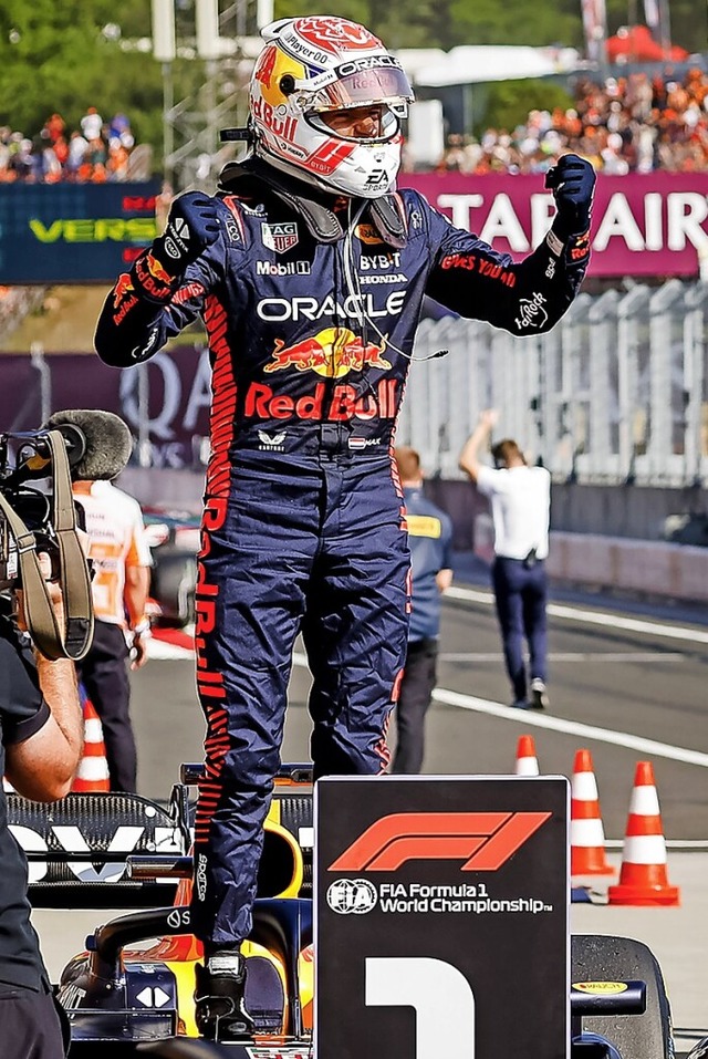 Sieger Max Verstappen in Budapest  | Foto: IMAGO