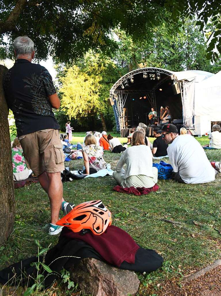 Stimmenkonzerte in familirer Atmosphre im Park des Werkraum Schpflin