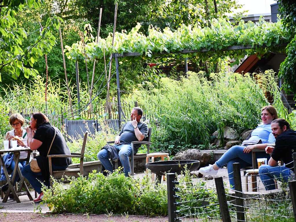 Stimmenkonzerte in familirer Atmosphre im Park des Werkraum Schpflin