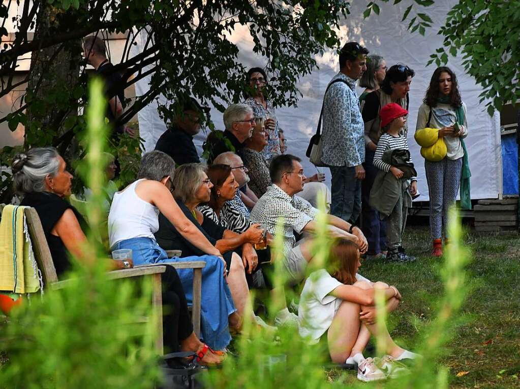 Stimmenkonzerte in familirer Atmosphre im Park des Werkraum Schpflin