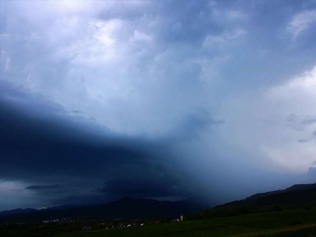 Blick von Gallenweiler ber Wettelbrunn nach Nord-Osten