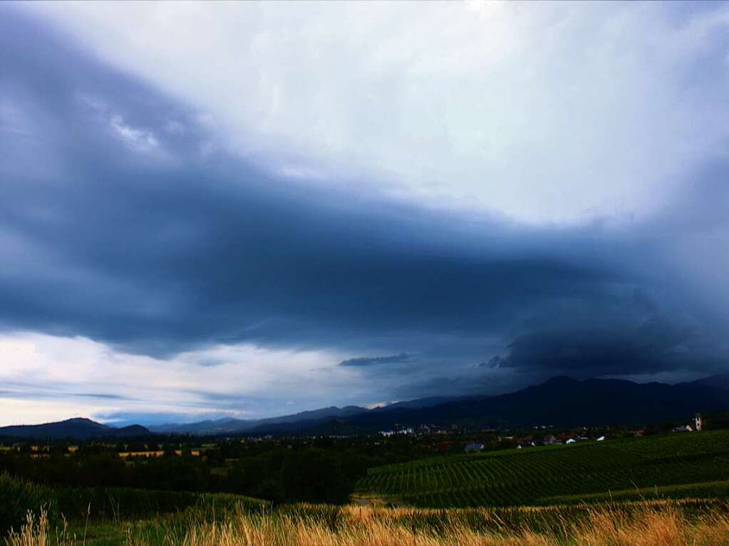 Blick von Gallenweiler ber Wettelbrunn nach Nord-Osten