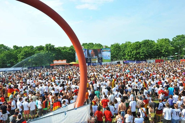 Public Viewing 2010 im Eschholzpark  | Foto: Rita Eggstein