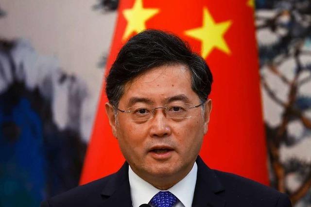 Chinas Auenminister Qin Gang aus Amt entfernt