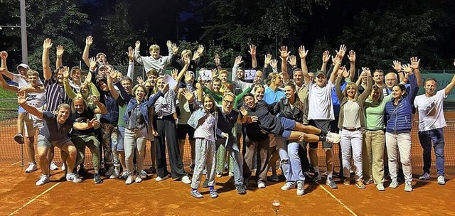 Die Teilnehmer der Weiler Tennis-Stadt... bei der Siegerehrung die Titeltrger.  | Foto: Tennis Club Haltingen