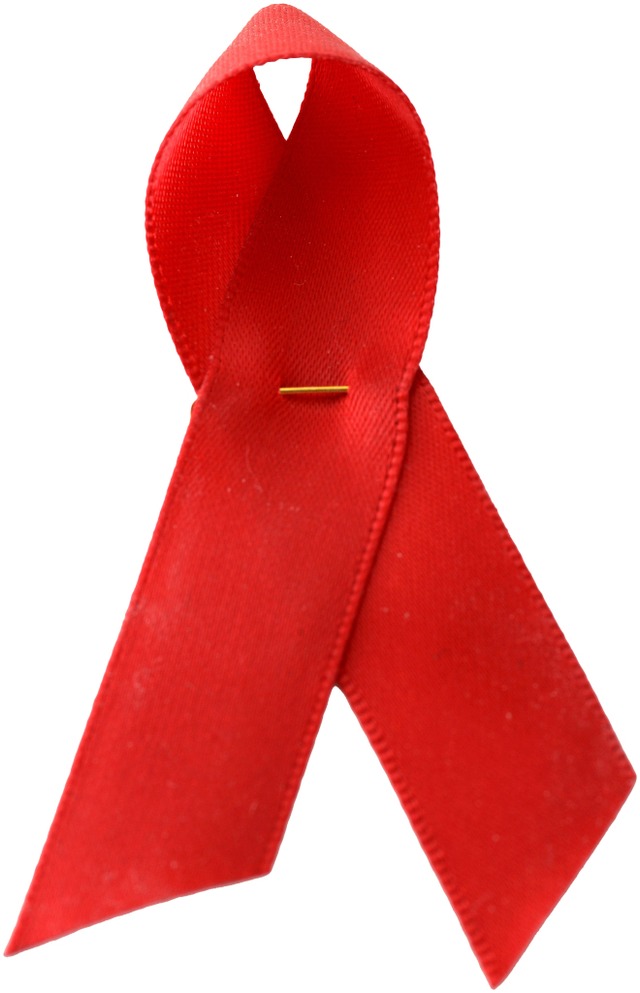 Rote Schleife fr Solidaritt mit HIV-Positiven und Aidskranken  | Foto: imago stock&people