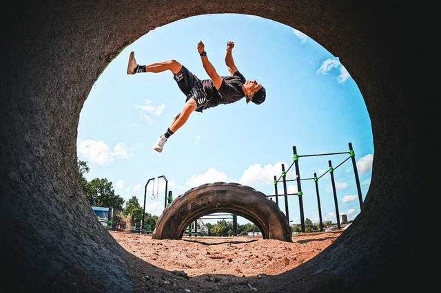 Das scheinbar Unmgliche tun: Das ist Parkour.  | Foto: privat