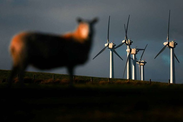 Die Brgerenergiegenossenschaft plant,...aftanlagen zu beteiligen (Symbolbild).  | Foto: DANIEL LEAL (AFP)