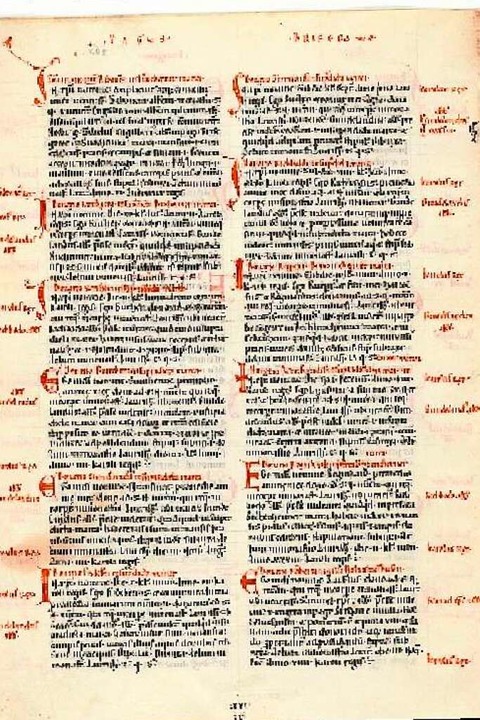 773 wurde &#8222;Eckenheim&#8220; erstmals im Lorscher Codex urkundlich erwähnt.  | Foto: Archiv Gemeinde Schliengen