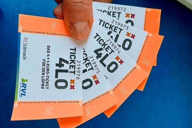 Das Lrracher Ein-Euro-Ticket kostet knftig 1,25 Euro