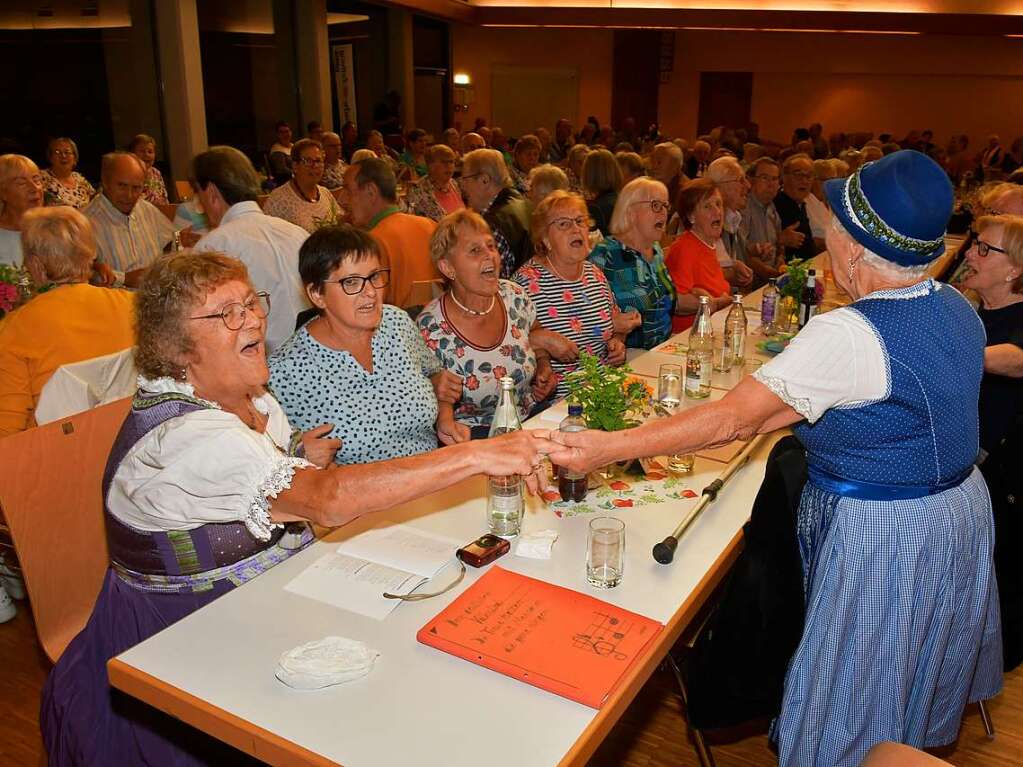 Der Saal im Kurhaus in Freiamt war gut besetzt bei der 23. Auflage des Volksliedersingens.