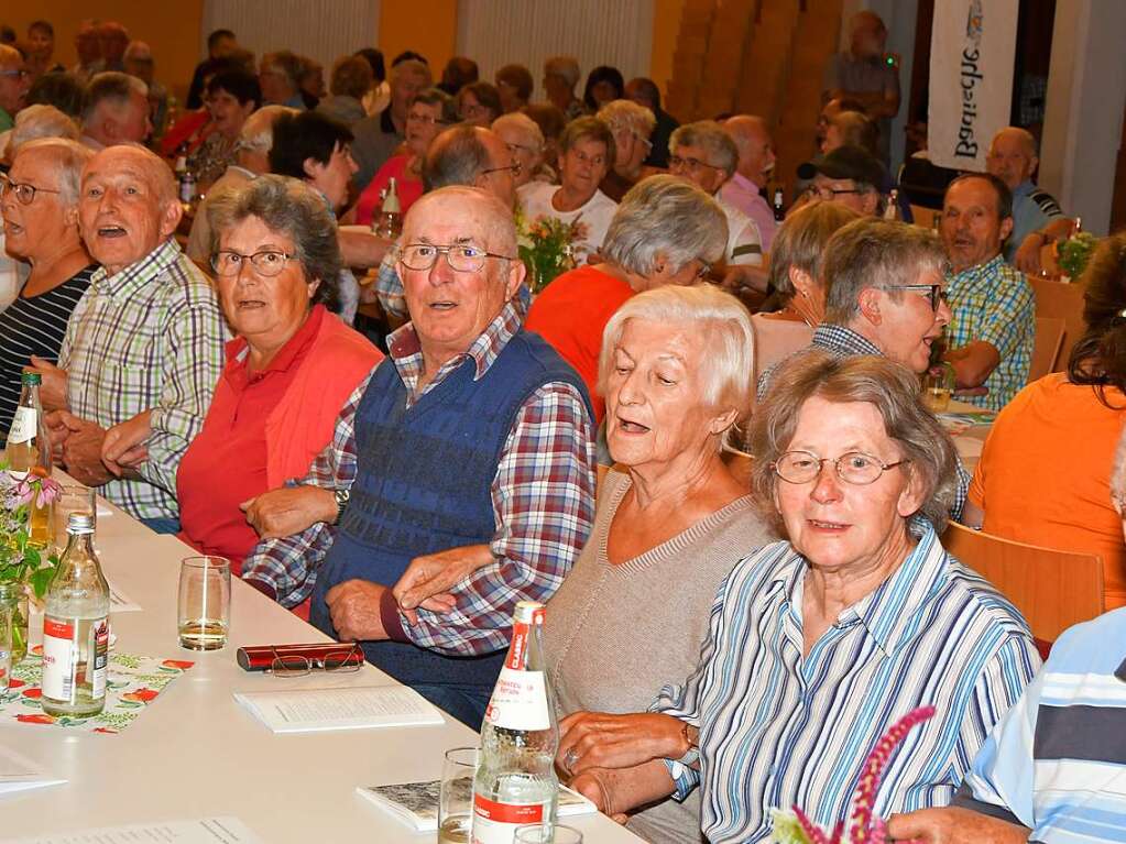 Der Saal im Kurhaus in Freiamt war gut besetzt bei der 23. Auflage des Volksliedersingens.