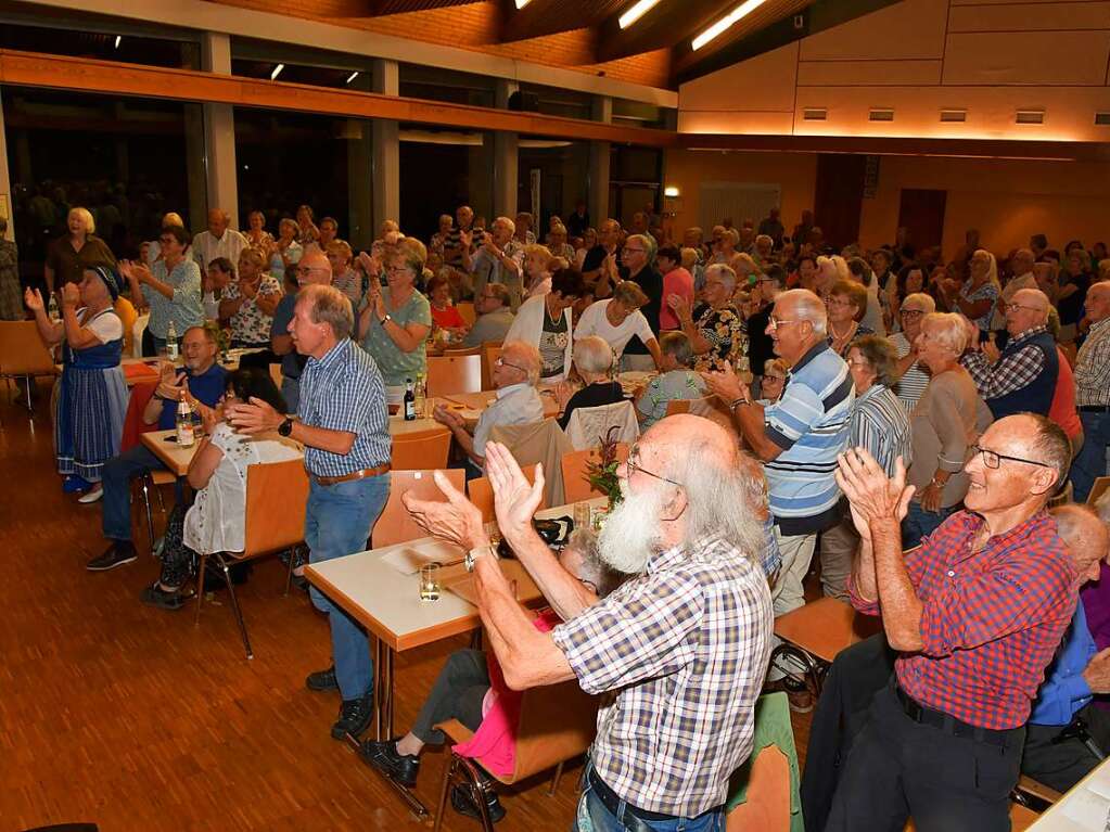 Der Saal im Kurhaus in Freiamt war gut besetzt bei der 23. Auflage des Volksliedersingens.