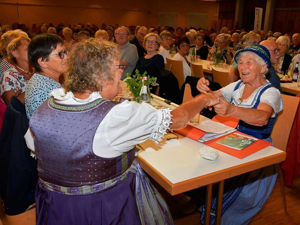 Der Saal im Kurhaus in Freiamt war gut besetzt bei der 23. Auflage des Volksliedersingens.