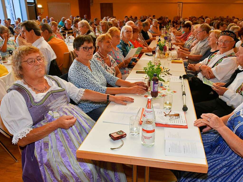 Der Saal im Kurhaus in Freiamt war gut besetzt bei der 23. Auflage des Volksliedersingens.