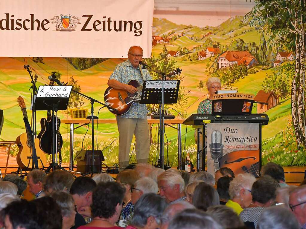 Die Initiatoren des Volksliedersingens: Walter und Gertrud Gerspacher, auch bekannt als das Duo Romantica