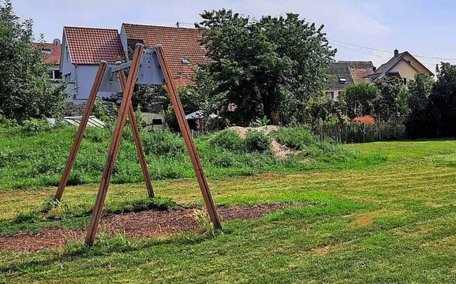 In den Spielplatz Schlupf wird krftig investiert.   | Foto: Katharina Fleig