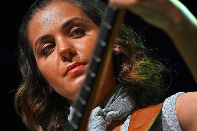 Katie Melua bei ihrem Auftritt in Freiburg.  | Foto: Michael Bamberger