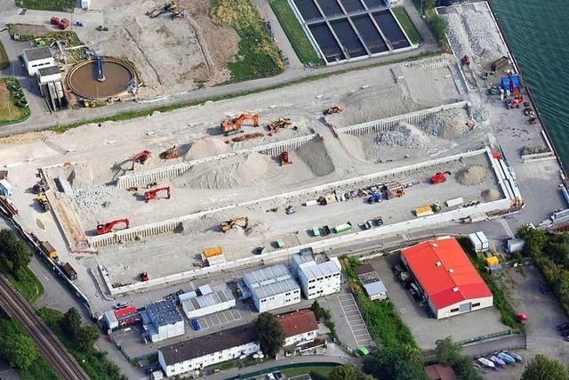 Rckbauarbeiten der Kesslergrube in Grenzach-Wyhlen verlaufen nach Plan