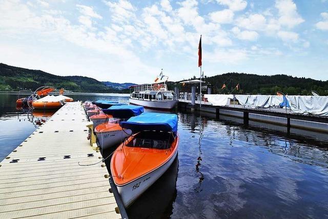 Blick aufs Wasser: Schifffahrt im Schwarzwald ist beliebt