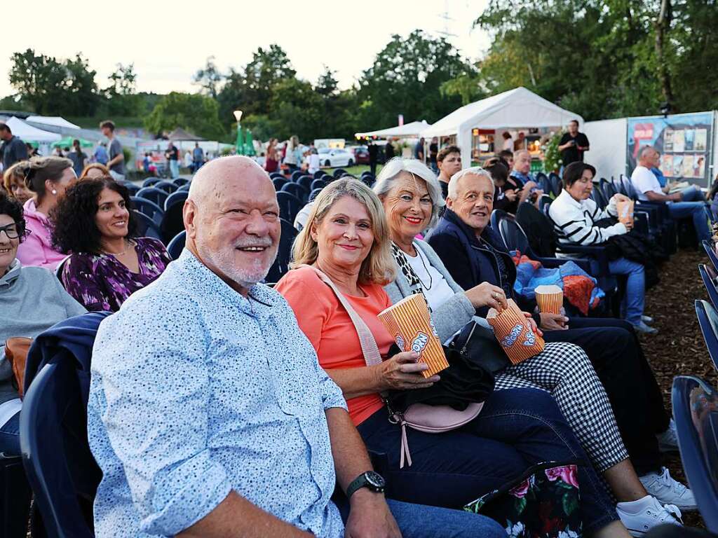 Eindrcke vom ersten Abend beim Kieswerk Open Air im Dreilndergarten