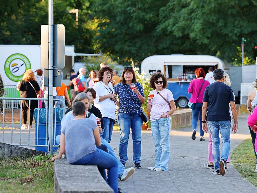 Eindrcke vom ersten Abend beim Kieswerk Open Air im Dreilndergarten