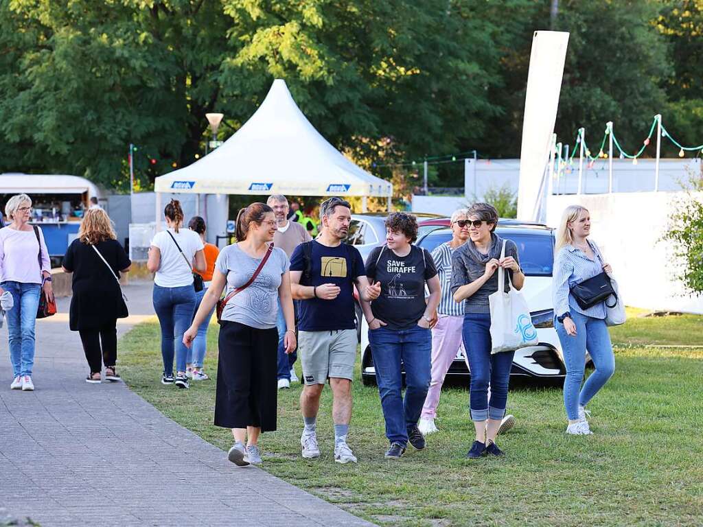 Eindrcke vom ersten Abend beim Kieswerk Open Air im Dreilndergarten