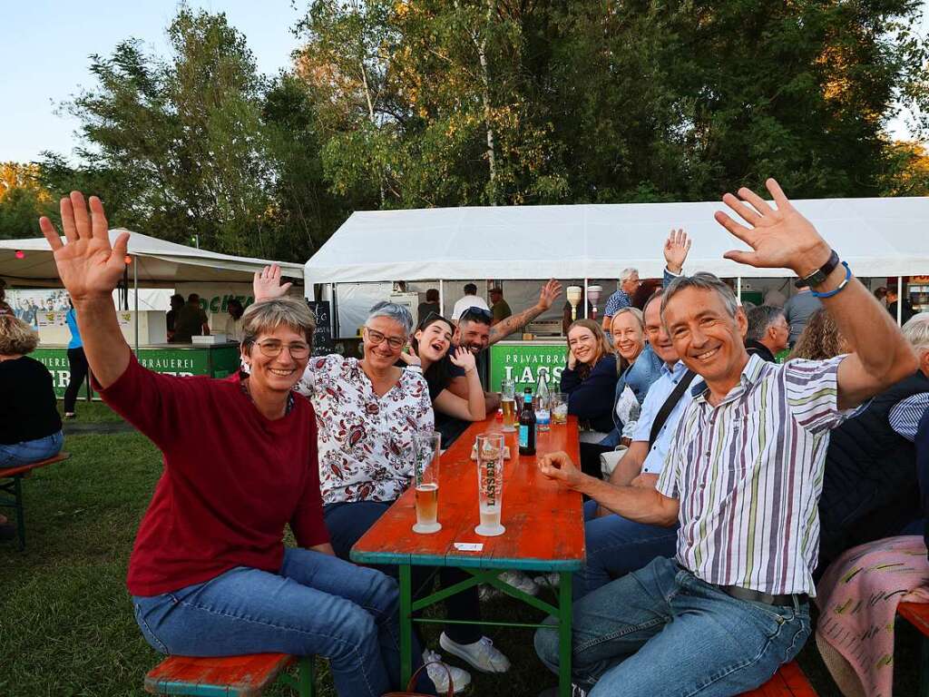 Eindrcke vom ersten Abend beim Kieswerk Open Air im Dreilndergarten