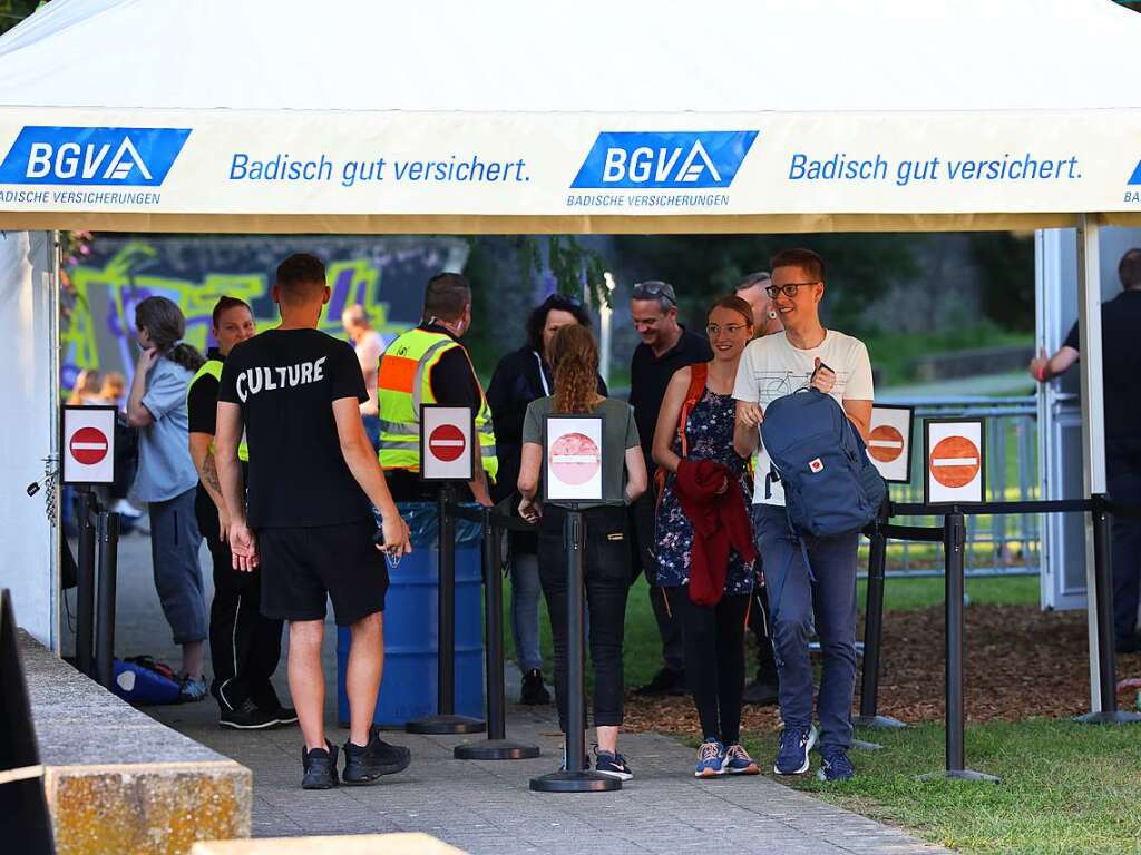 Eindrcke vom ersten Abend beim Kieswerk Open Air im Dreilndergarten