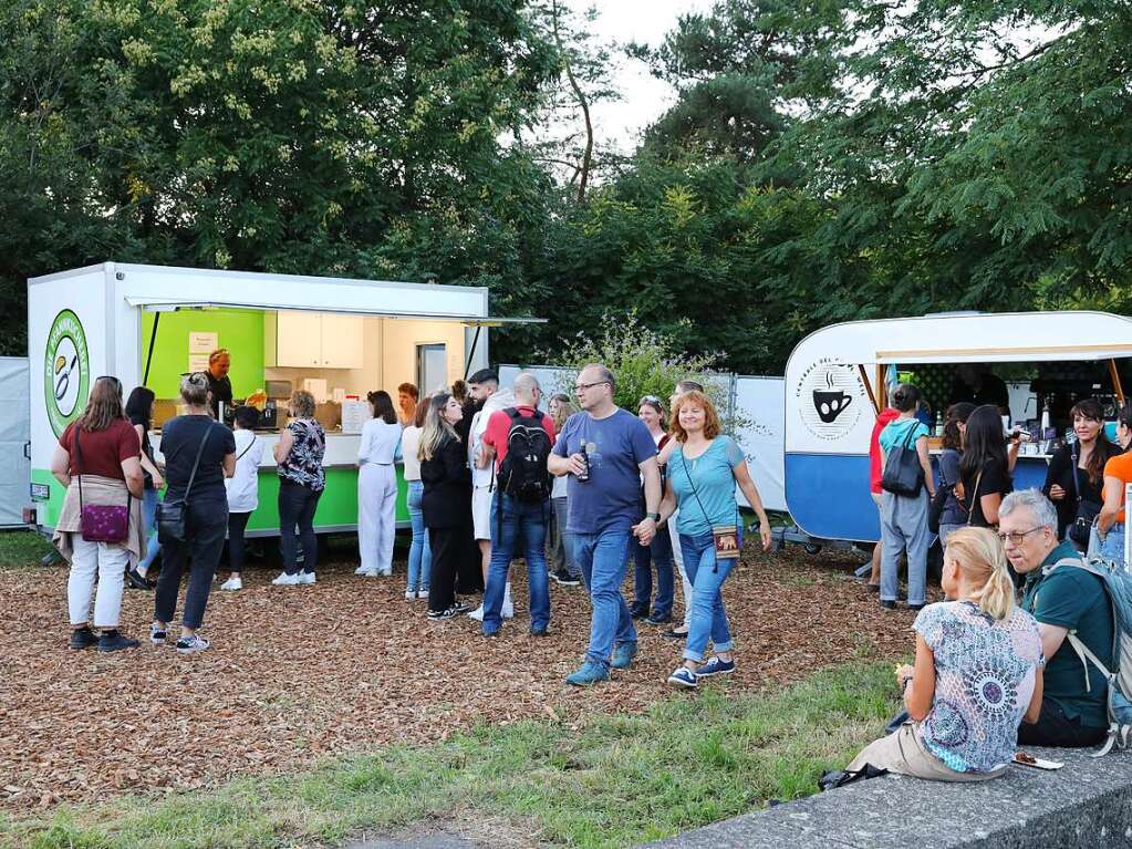 Eindrcke vom ersten Abend beim Kieswerk Open Air im Dreilndergarten