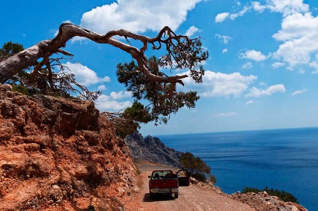 Die karge Landschaft auf der griechisc... Kreta findet Ute Schulte wunderschn.  | Foto: Ute Schulte