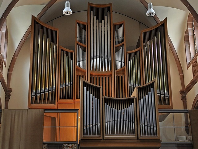 Die Orgel in der evangelischen Pauluskirche in Badenweiler  | Foto: Ralf Strittmatter