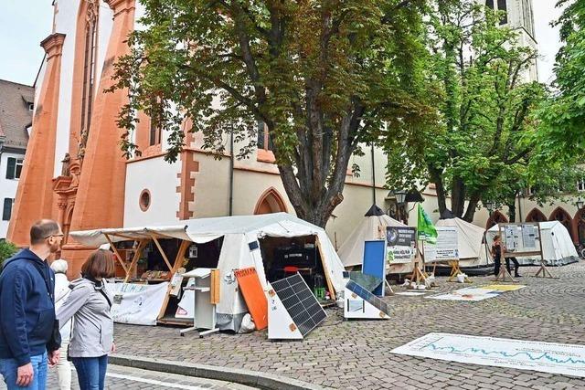 Freiburger Klimacamp formuliert Bedingungen fr befristeten Wegzug vom Rathausplatz