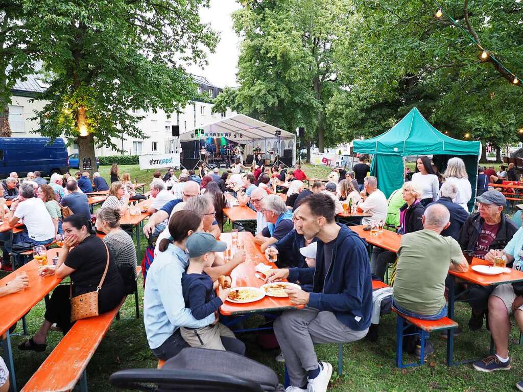 Gut besucht war das Stadtgartenfest in Herbolzheim.