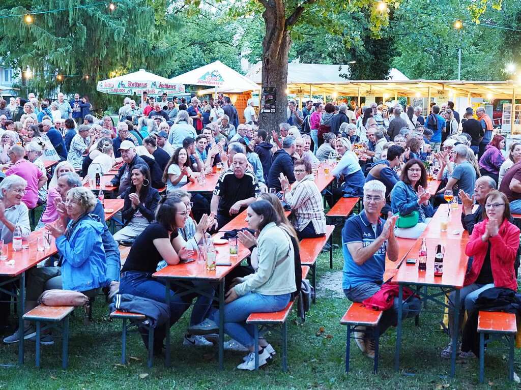 Gut besucht war das Stadtgartenfest in Herbolzheim.