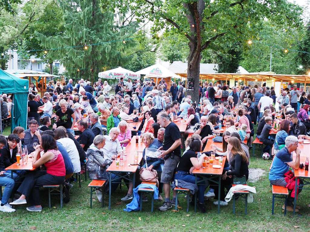 Gut besucht war das Stadtgartenfest in Herbolzheim.