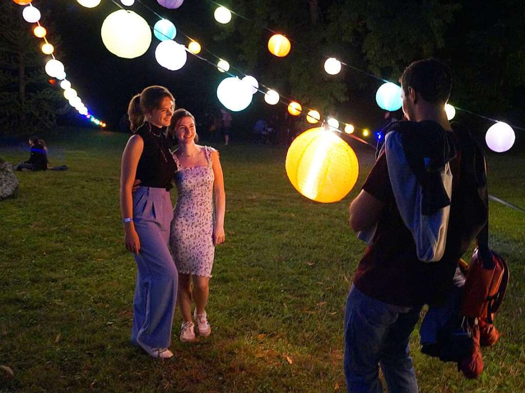 Die bunten Lampions und Installationen beim Lichterfest waren ein willkommenes Fotomotiv.