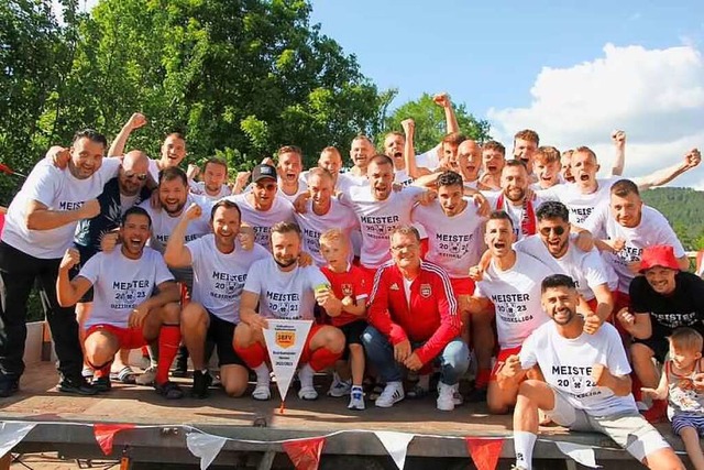 Die Meistermannschaft des SV Geisingen aus der Vorsaison.  | Foto: Alexander Othmer (SV Geisingen)