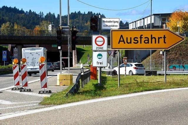 Von Montag bis Freitag: Freiburger Tunnel im Osten abwechselnd nachts gesperrt