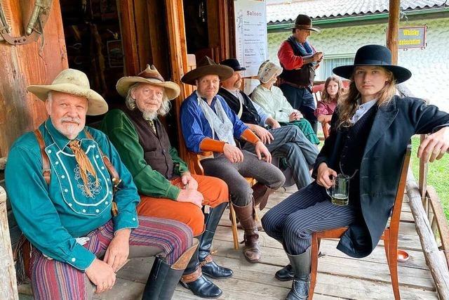 Beim Western-Camp in Ettenheim-Altdorf sind Cowboys und Trapper in ihrem Element