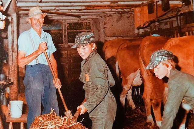 Urlaub auf dem Bauernhof, das war das ...iden hollndischen Ferienkindern Spa.  | Foto: Bob Van de Meulen