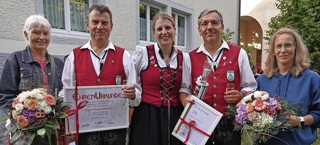 Christine und Gregor Dannenberger, Nat...r, Harald und Carmen Fehr (von links)   | Foto: Peter Schtz
