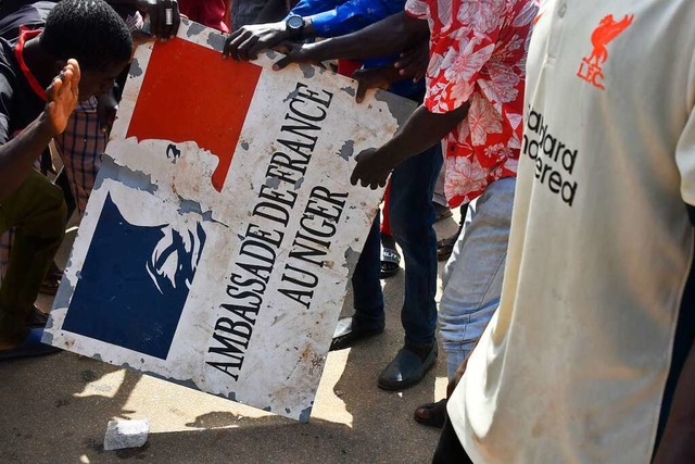 &#8222;Nieder mit Frankreich&#8220;: Proteste im Niger  | Foto: AFP