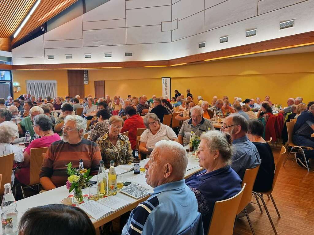 Der Saal im Kurhaus in Freiamt war gut besetzt bei der 23. Auflage des Volksliedersingens.