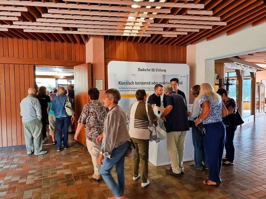 Der Saal im Kurhaus in Freiamt war gut besetzt bei der 23. Auflage des Volksliedersingens.