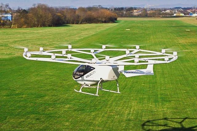 Das Flugtaxi-Unternehmen Volocopter aus Baden-Württemberg möchte als erstes abheben