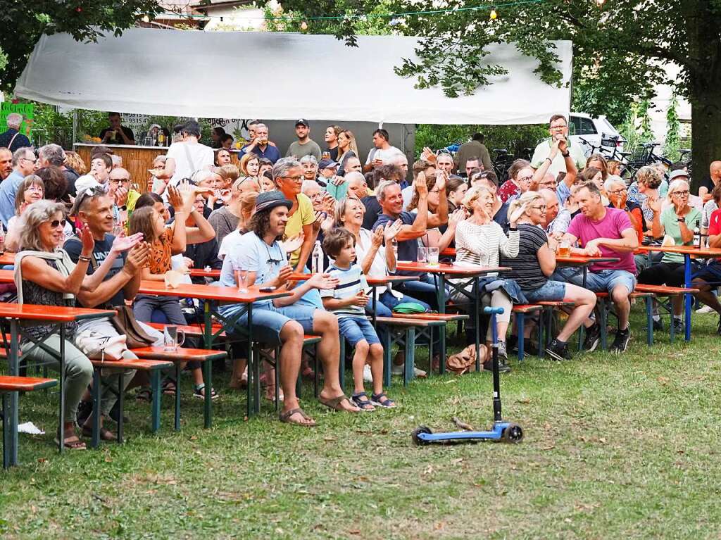 Begeistert zeigte sich das Publikum auch am Sonntag im Herbolzheimer Stadtgarten