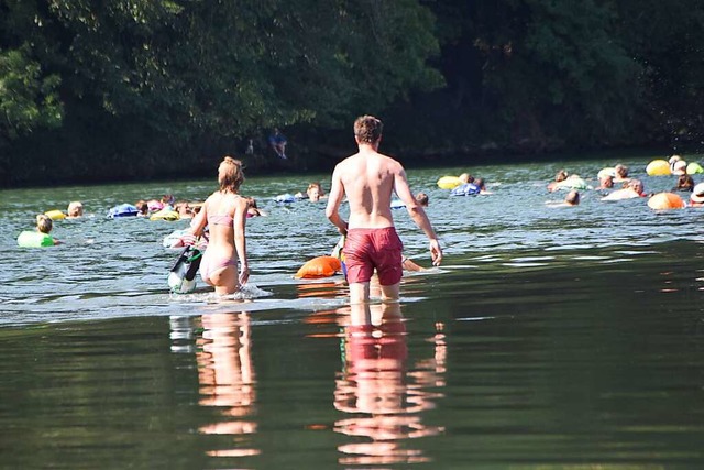 Start des grenzberschreitenden Rheins...rcke &#8211; das wird wieder so sein.  | Foto: Horatio Gollin