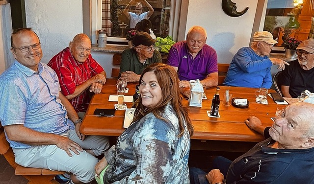 Viele Anregungen sind beim Brgermeist...Schrder (links) herangetragen worden.  | Foto: Gemeinde Meienheim